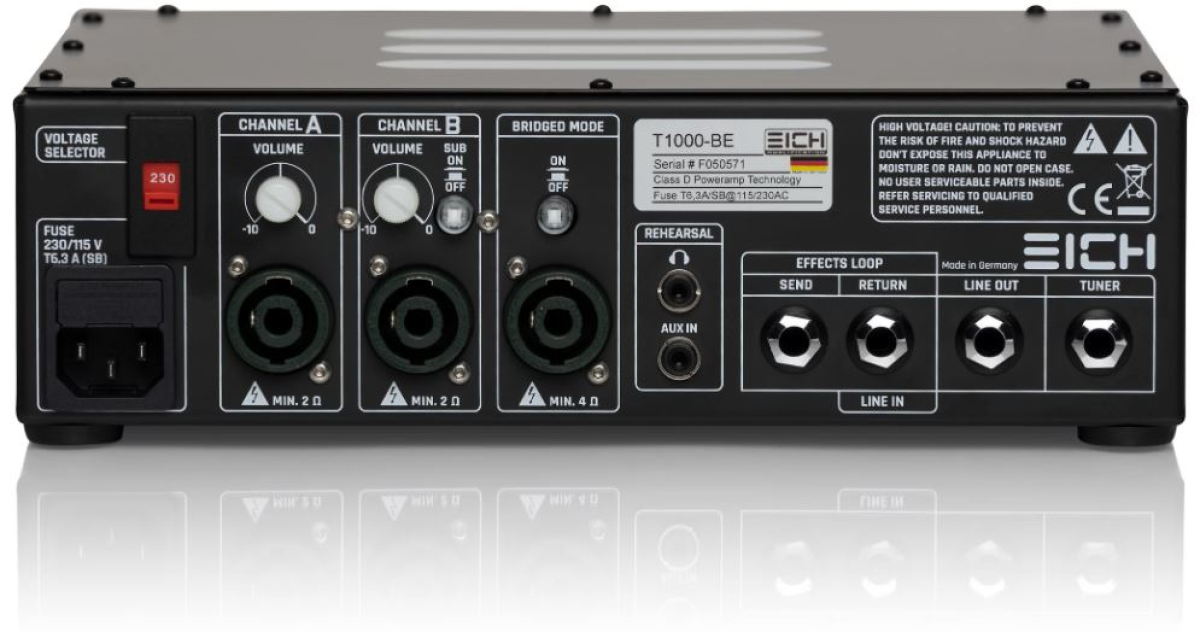 Eich Amplification T1000-BE Black Edition